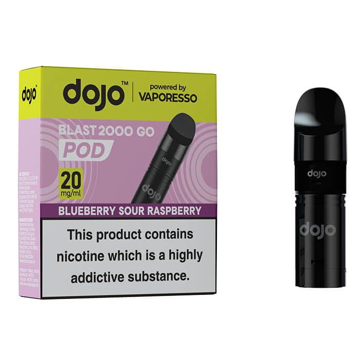Dojo Blast 2000 Go Prefilled Pod & Refill - Blueberry Sour Raspberry
