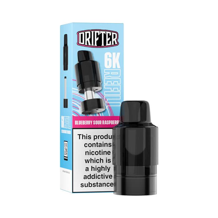 Drifter 6K Prefilled Replacement Pod - 20mg - 1PK - Blueberry Sour Raspberry