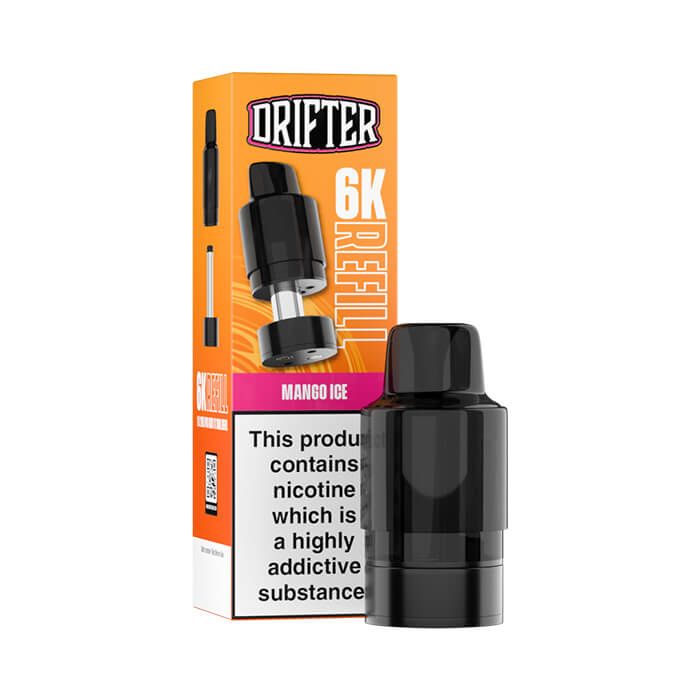 Drifter 6K Prefilled Replacement Pod - 20mg - 1PK - Mango Ice