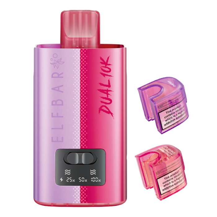 ELFBAR DUAL10K Prefilled Kit - Cherry Edition