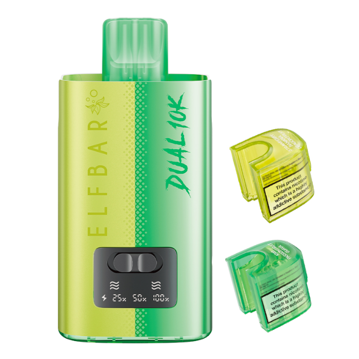 ELFBAR DUAL10K Prefilled Kit - Green Edition