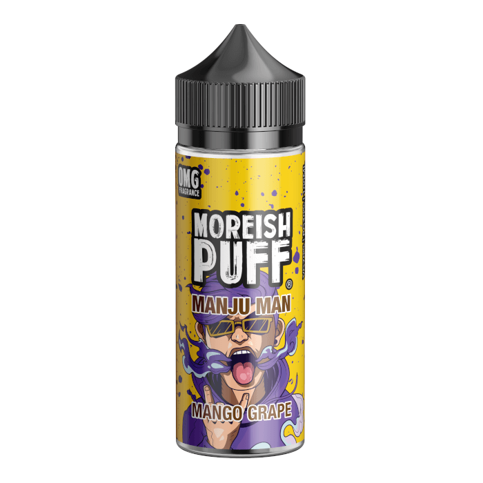 Moreish Puff Manju Man - Mango Grape - 100ml Shortfill E-liquid