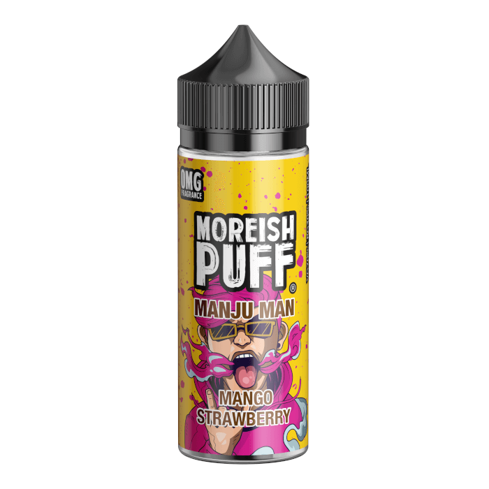 Moreish Puff Manju Man - Mango Strawberry - 100ml Shortfill E-liquid