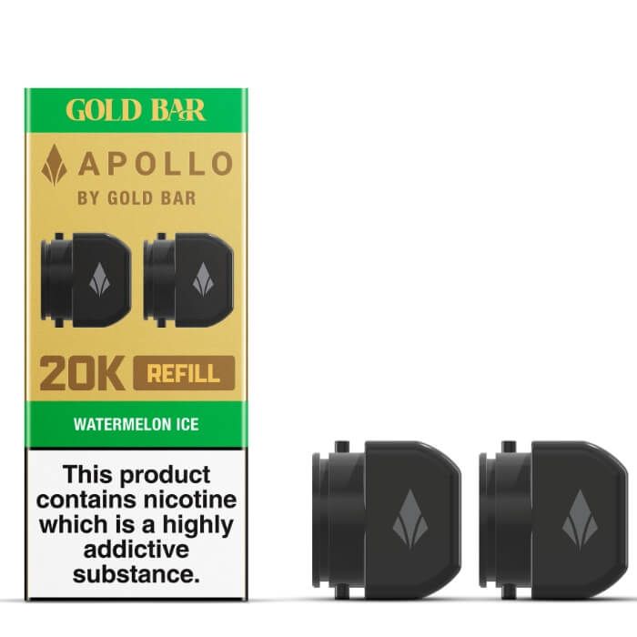 Gold Bar Apollo Prefilled Pods - 2PK - Watermelon Ice
