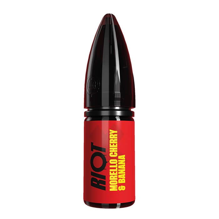 Riot X Nic Salts - Morello Cherry Banana - 10ml Nic Salt E-liquid