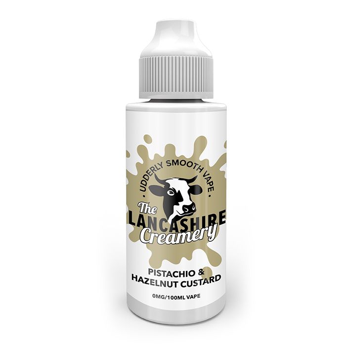 Lancashire Creamery Shortfill - Pistachio & Hazelnut Custard - 100ml