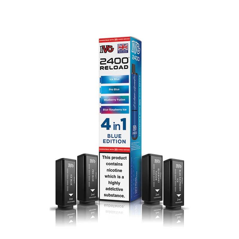 IVG 2400 Reload Prefilled Pods - 4PK - Blue Edition