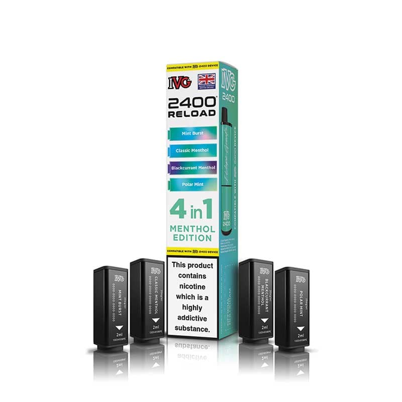IVG 2400 Reload Prefilled Pods - 4PK - Menthol Edition