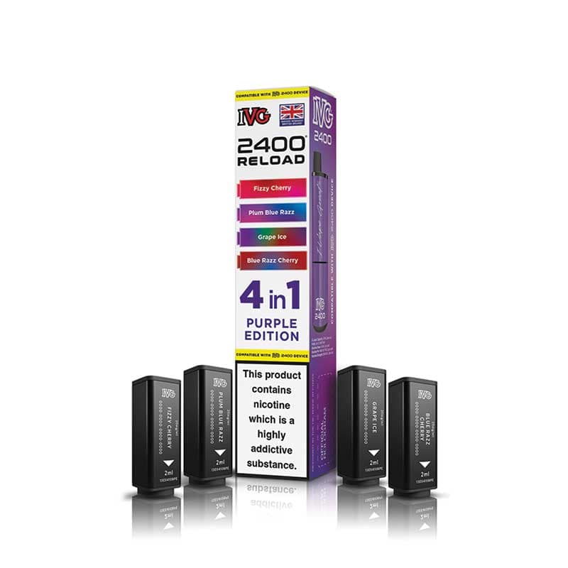 IVG 2400 Reload Prefilled Pods - 4PK - Purple Edition