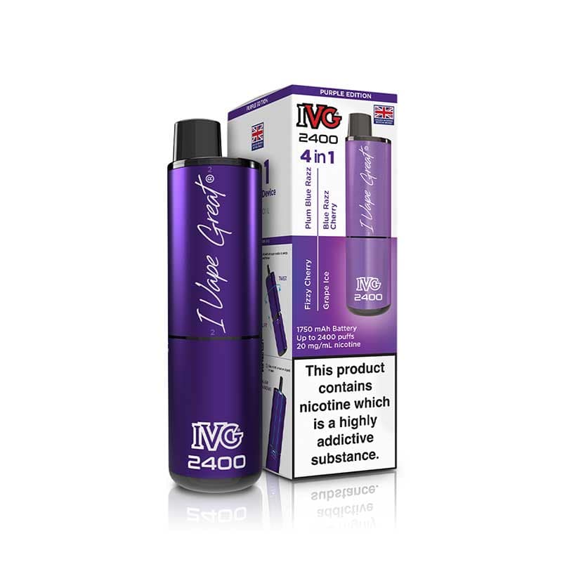 IVG 2400 Reload Prefilled Pod Kit - 20mg - Purple Edition