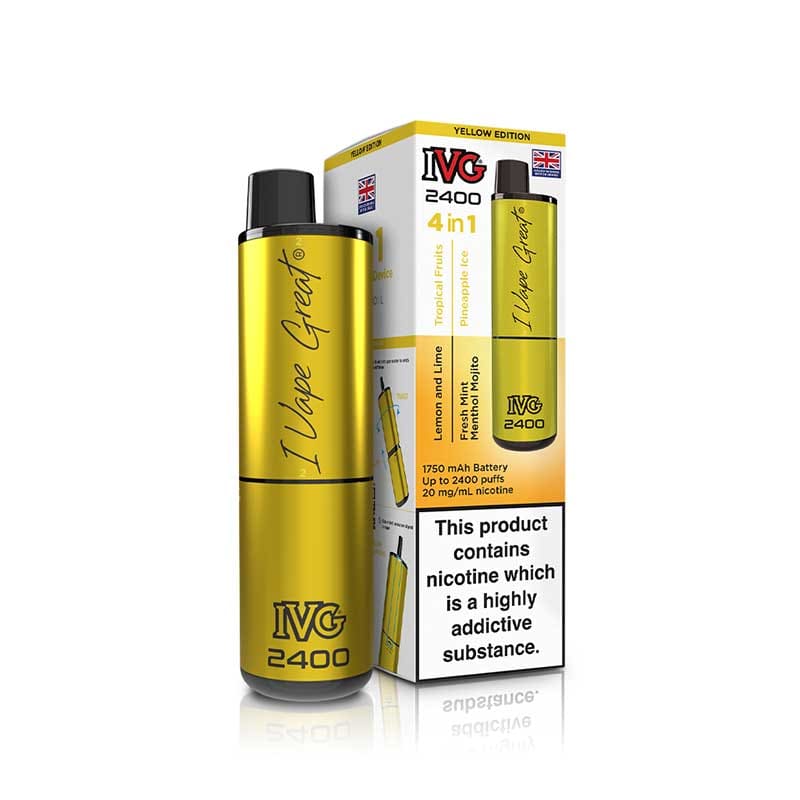IVG 2400 Reload Prefilled Pod Kit - 20mg - Yellow Edition