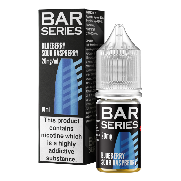 Bar Series Nic Salt - Blueberry Sour Raspberry - 10ml
