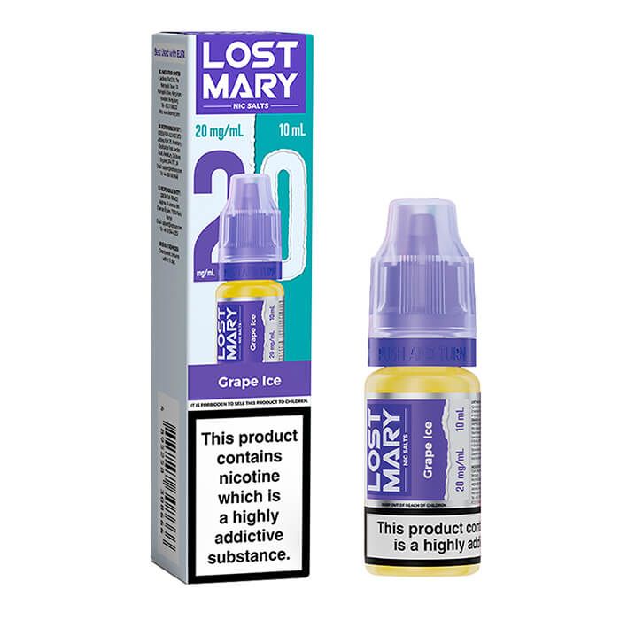 Lost Mary Nic Salt - Grape Ice - 10ml E-Liquid