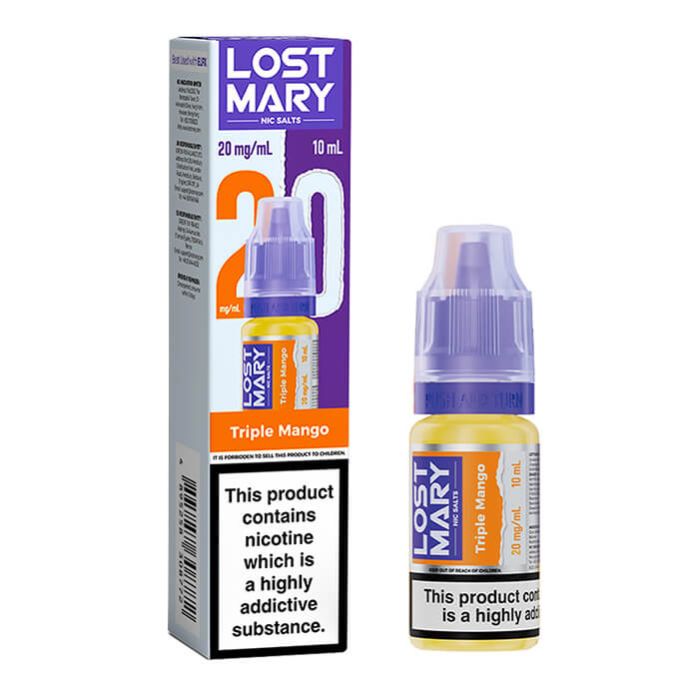 Lost Mary Nic Salt - Triple Mango - 10ml E-Liquid