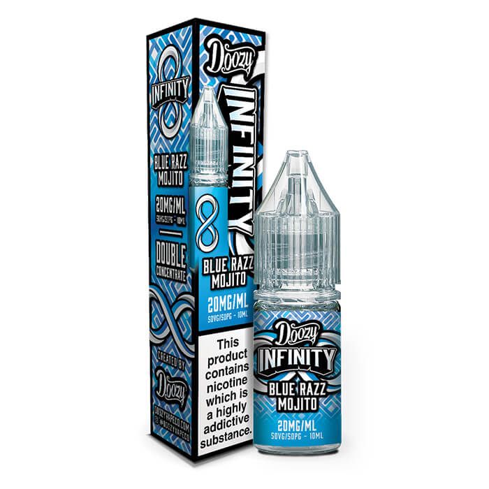 Doozy Infinity - Blue Razz Mojito - 10ml Nic Salt E-Liquid
