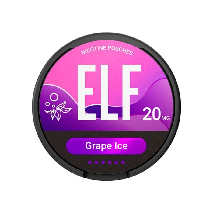 Elfbar Elf Nic Pouches - Grape Ice - 20PK