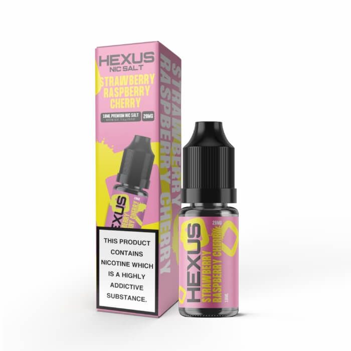 Hexus Nic Salts - Strawberry Raspberry Cherry - 10ml
