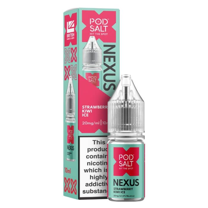 Nexus - Strawberry Kiwi Ice - 10ml Nic Salt E-Liquid