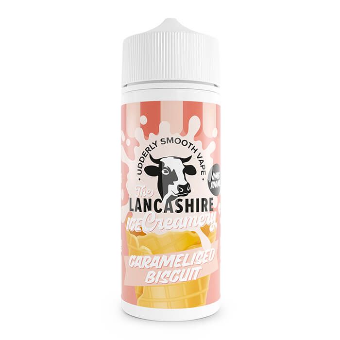 Lancashire Creamery - Caramelised Biscuit - 100ml Shortfill E-liquid
