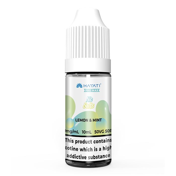 Hayati Pro Max Nic Salts - Lemon Mint - 10ml E-Liquid