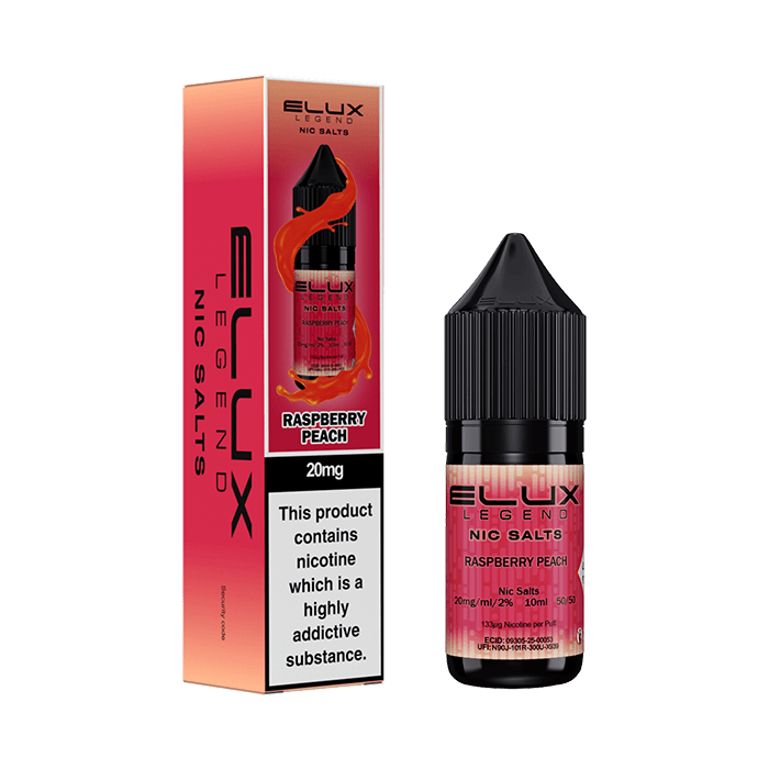 Elux Legend Nic Salt - Raspberry Peach - 10ml E-liquid