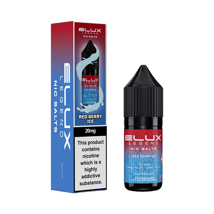 Elux Legend Nic Salt - Red Berry Ice - 10ml E-liquid