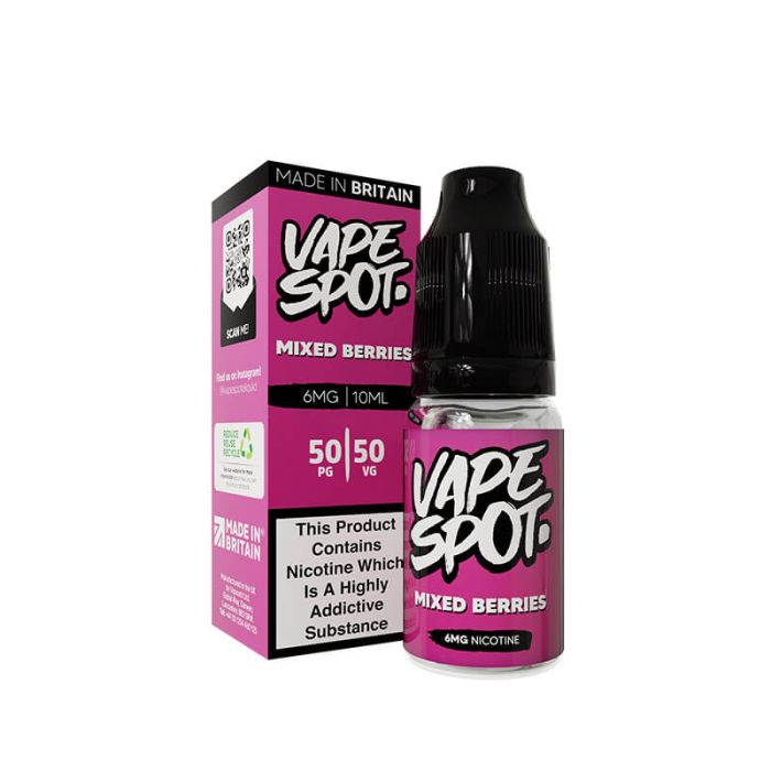 Vape Spot E-Liquid - Mixed Berries - 10ml