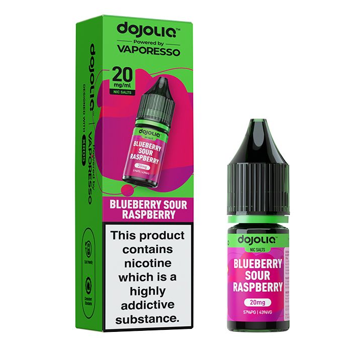 Vaporesso DOJOLIQ Nic Salt - Blueberry Sour Raspberry - 10ml E-Liquid