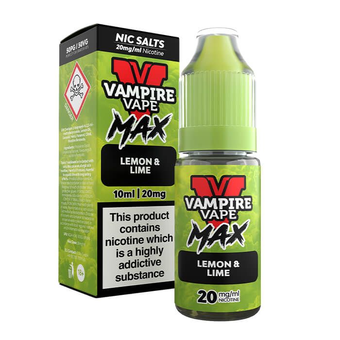 Vampire Vape Max Lemon Lime 10ml Nic Salt E-Liquid